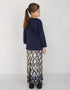 KIDS BAJU KURUNG KEDAH SAMARA (NAVY BLUE)